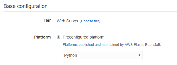 Environment Basic Configuration