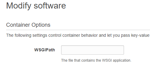 WSGI Configuration