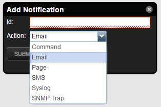 Zenoss Default Actions