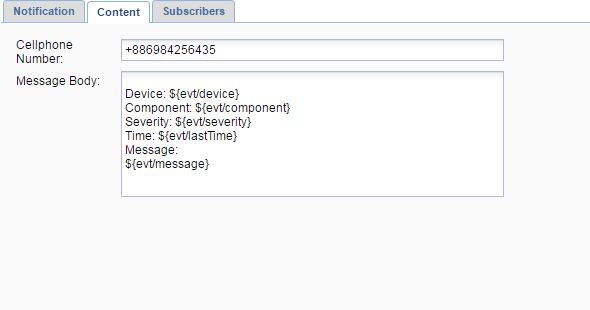 Notification Content