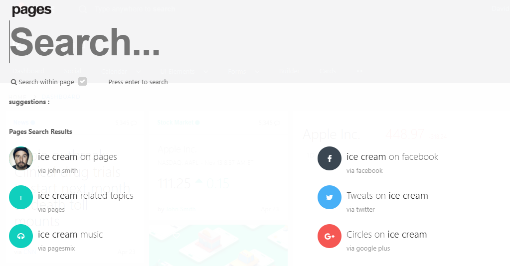 Revox Pages Search